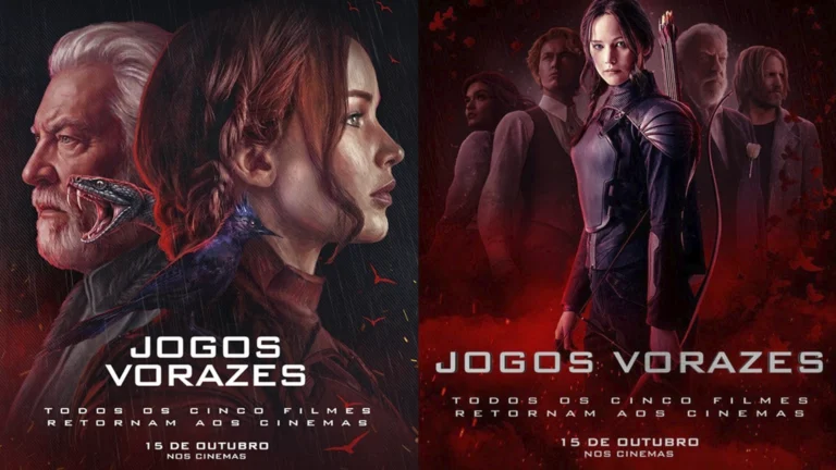 Saga Jogos Vorazes volta aos cinemas em outubro com conteúdos inéditos e cartazes comemorativos