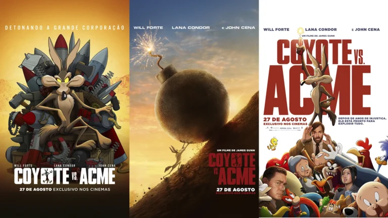 Wile E. Coyote leva a Acme aos tribunais: novo filme ganha cartazes e data de estreia no Brasil