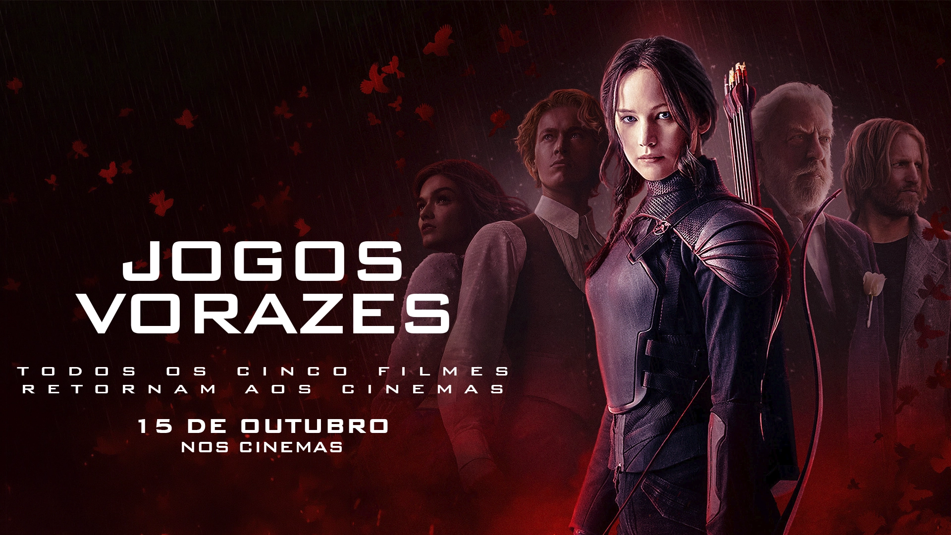 Paris Filmes divulga teaser e confirma reexibição dos cinco filmes de Jogos Vorazes em 15 de outubro